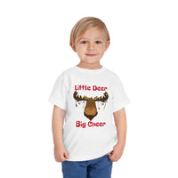 Little Deer Big Cheer - Toddler T-Shirt