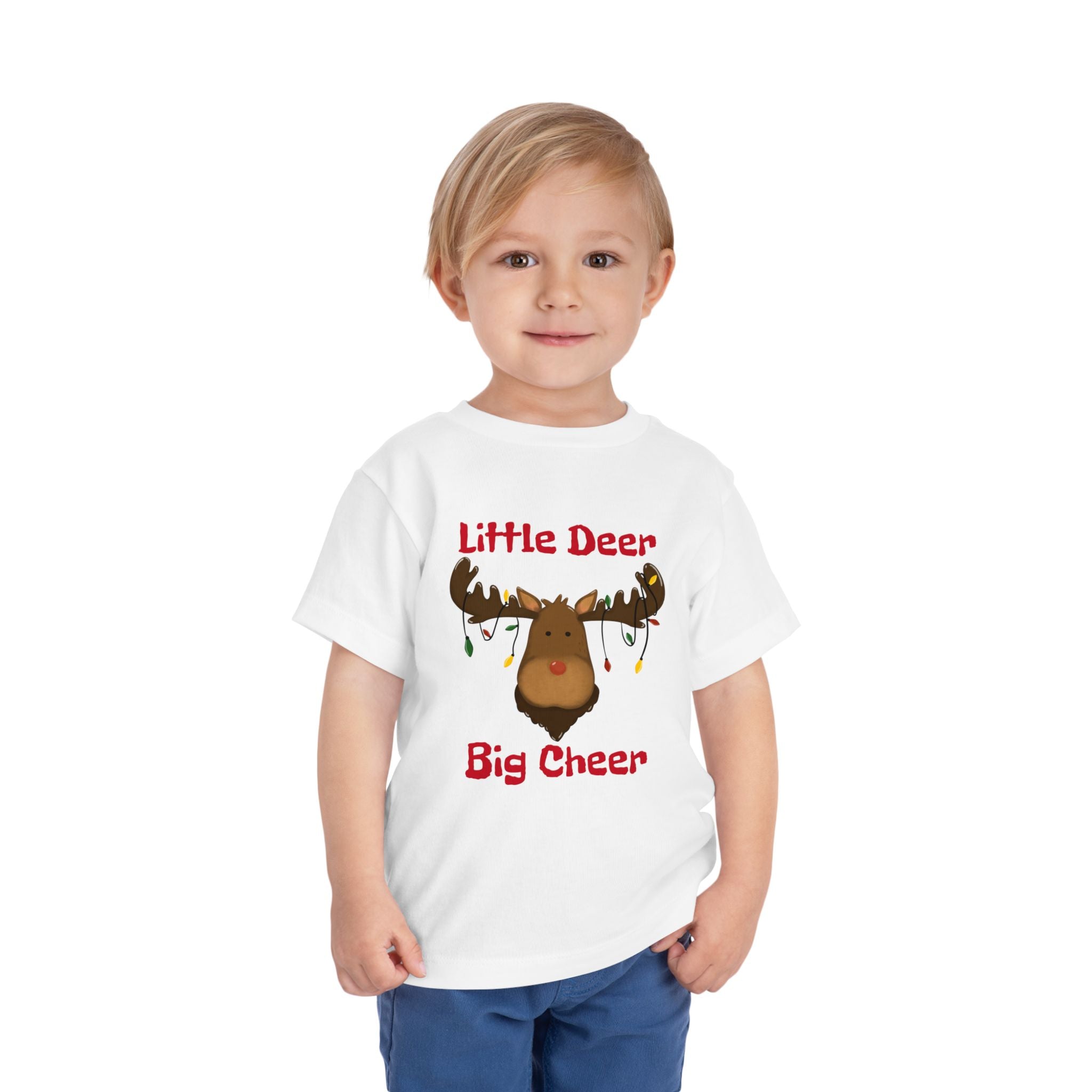 Little Deer Big Cheer - Toddler T-Shirt