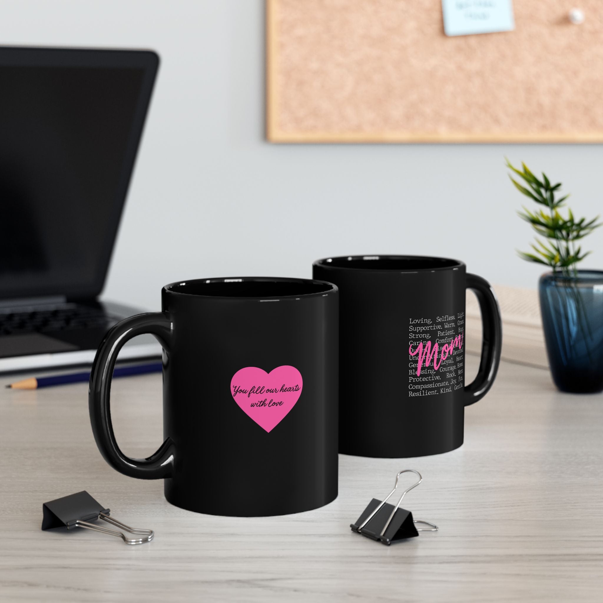 Mom Fills Our Hearts with Love - Mug