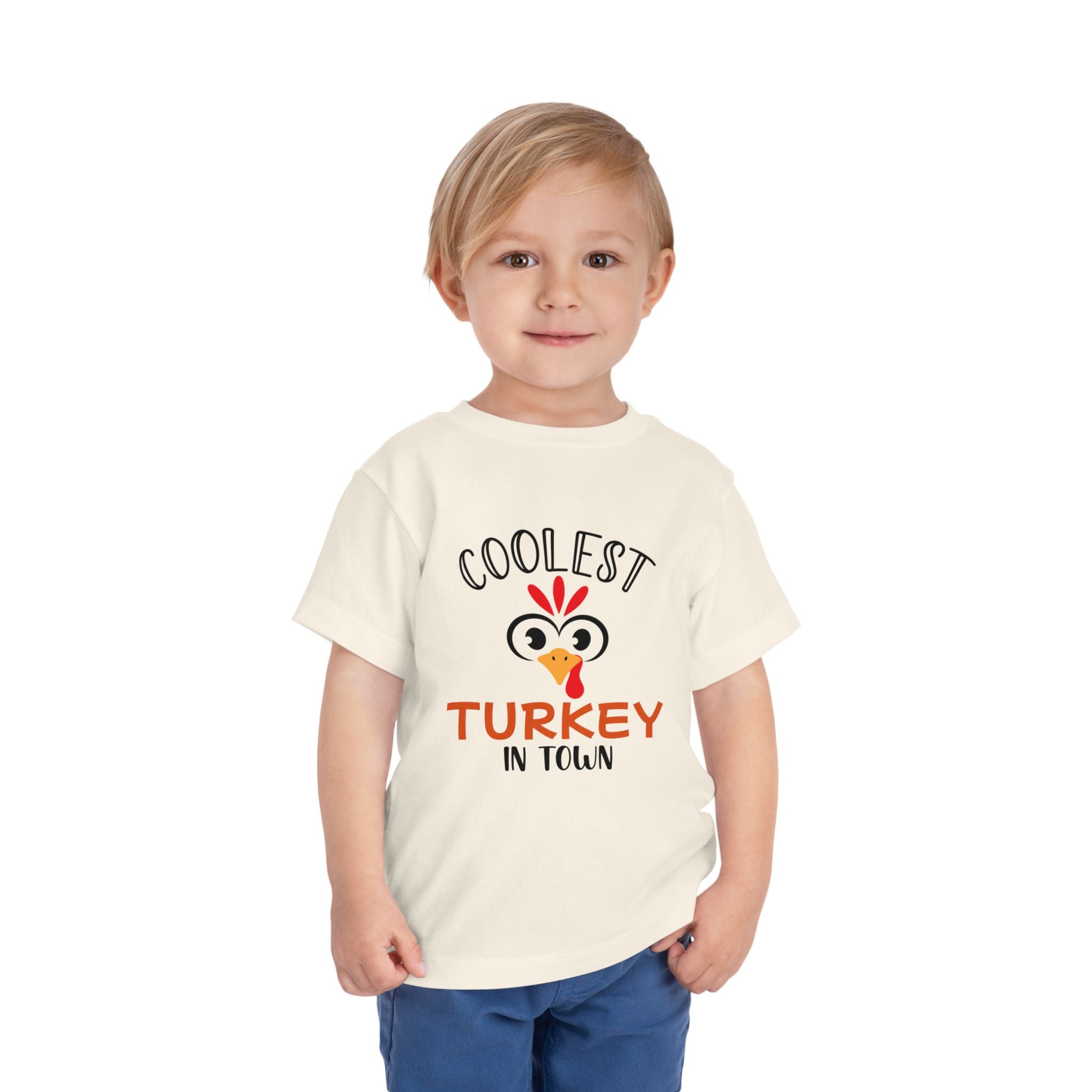 Coolest Turkey in Town - Toddler T-Shirt