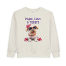 Peace, Love & Treats - Toddler Sweatshirt