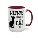 Home Is Where My Cat Is - Mug