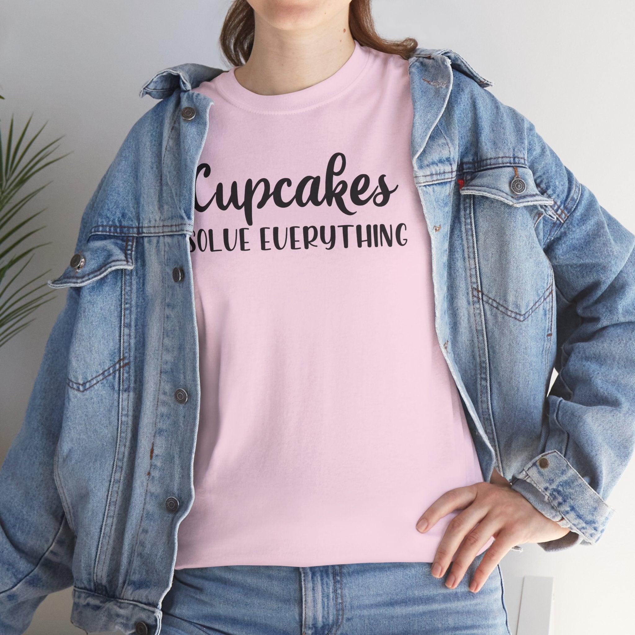 Cupcakes Solve Everything -T-Shirt