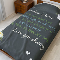 Grandma's Love - Plush Blanket