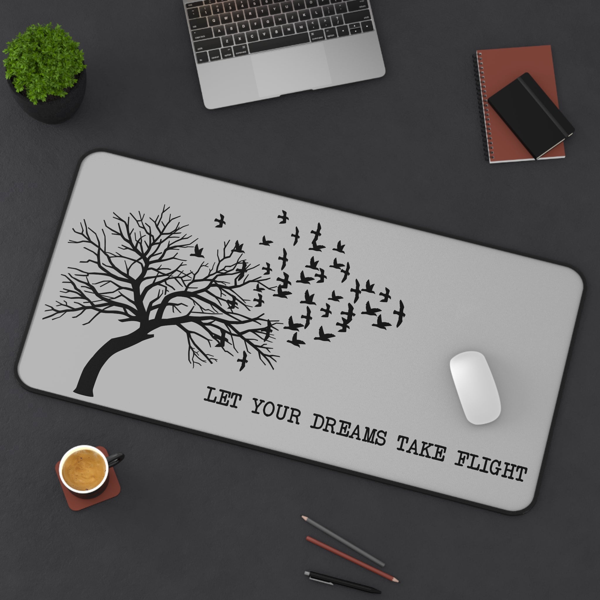 Let Your Dreams Take Flight - Desk Mat