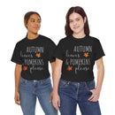 Autumn Leaves & Pumpkins Please - T-Shirt