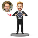 Custom Face Best Boss Ever Bobblehead – Funny Personalized Boss Gift