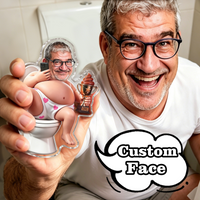 Custom Face Squishy Belly Magnet – Personalized Funny Photo Gift