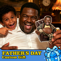 Custom Face Squishy Belly Magnet – Personalized Funny Photo Gift