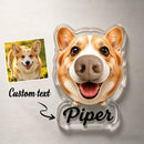 Custom Dog Nose Squishy Photo Magnet – Personalized Boopable Dog Face Fridge Magnet