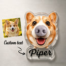 Custom Dog Nose Squishy Photo Magnet – Personalized Boopable Dog Face Fridge Magnet