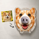 Custom Dog Nose Squishy Photo Magnet – Personalized Boopable Dog Face Fridge Magnet