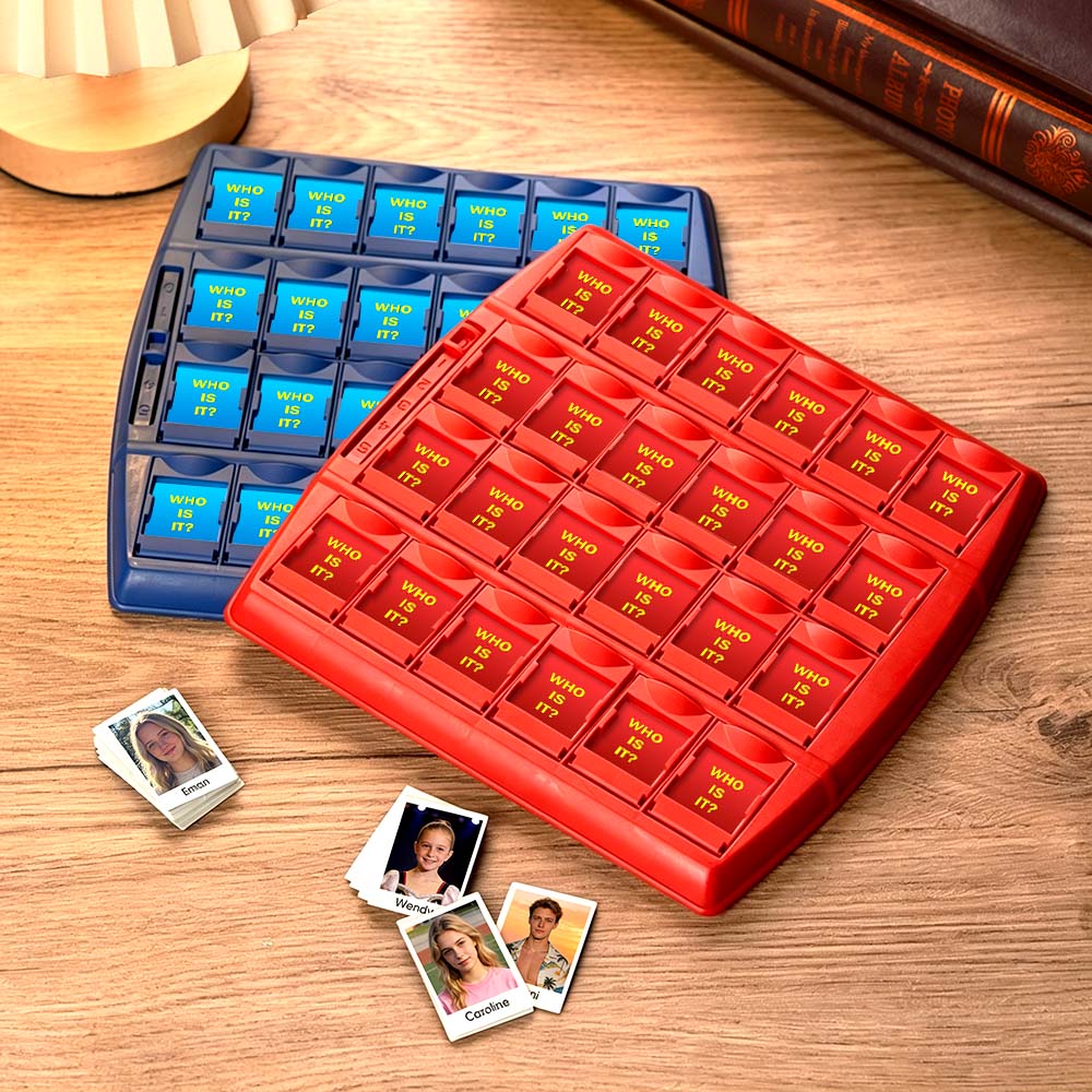 Custom Family Photo Guessing Game – Personalized Face Board Game