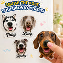 Custom Dog Nose Squishy Photo Magnet – Personalized Boopable Dog Face Fridge Magnet