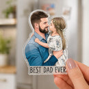 Custom Photo Portrait Magnet – Personalized Family, Couple & Friends Gift