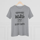Support Wildlife, Raise Boys - T-shirt