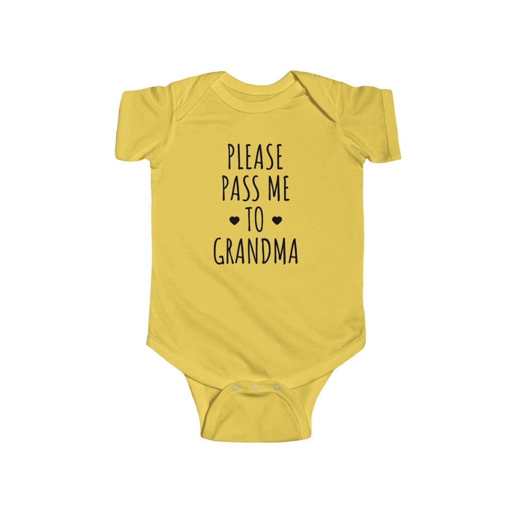 Please Pass Me To Grandma - Onesie