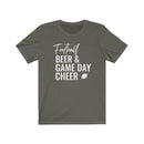 Football Beer & Game Day Cheer - T-shirt